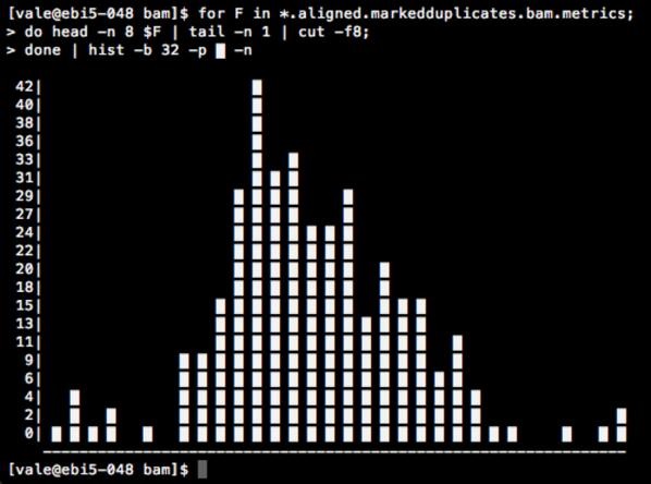 بسته نرمافزاری bashplotlib