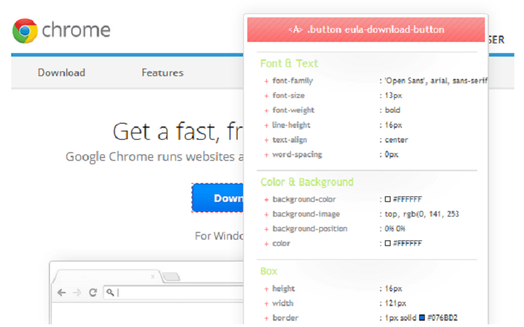 افزونه CSS Viewer